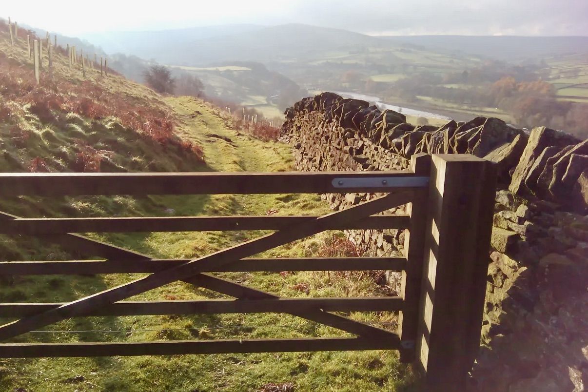 south tyne valley from The Bog